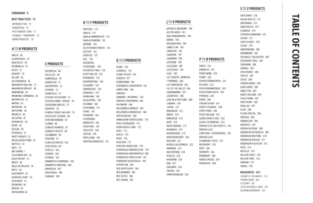 Table of Contents - Floral Standards by Seattle Wholesale Growers Market