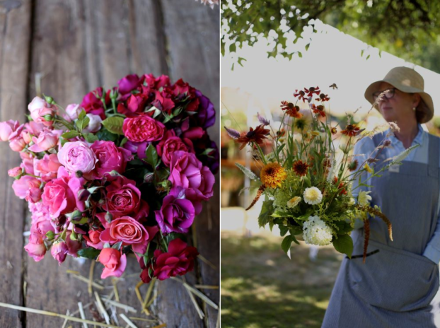 Floral Immersion workshop, taught by Rachel Wardley of Tallulah Rose Flower School