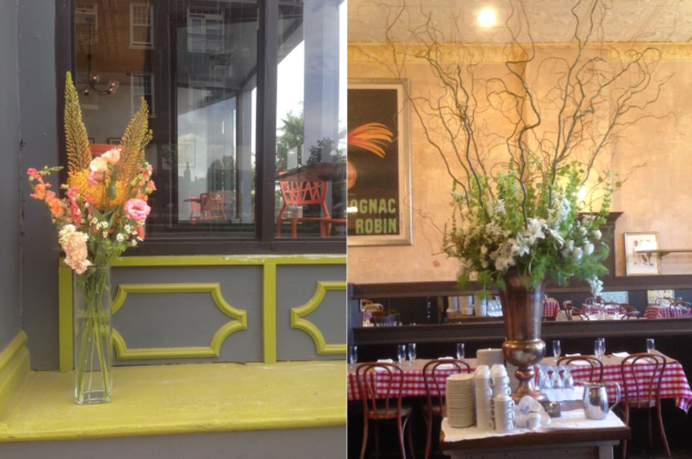 Alice Blue Collective florals for restaurants